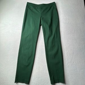 Alfani Women's Size 8 Pants Trousers Wide-leg Straight-leg Emerald Green